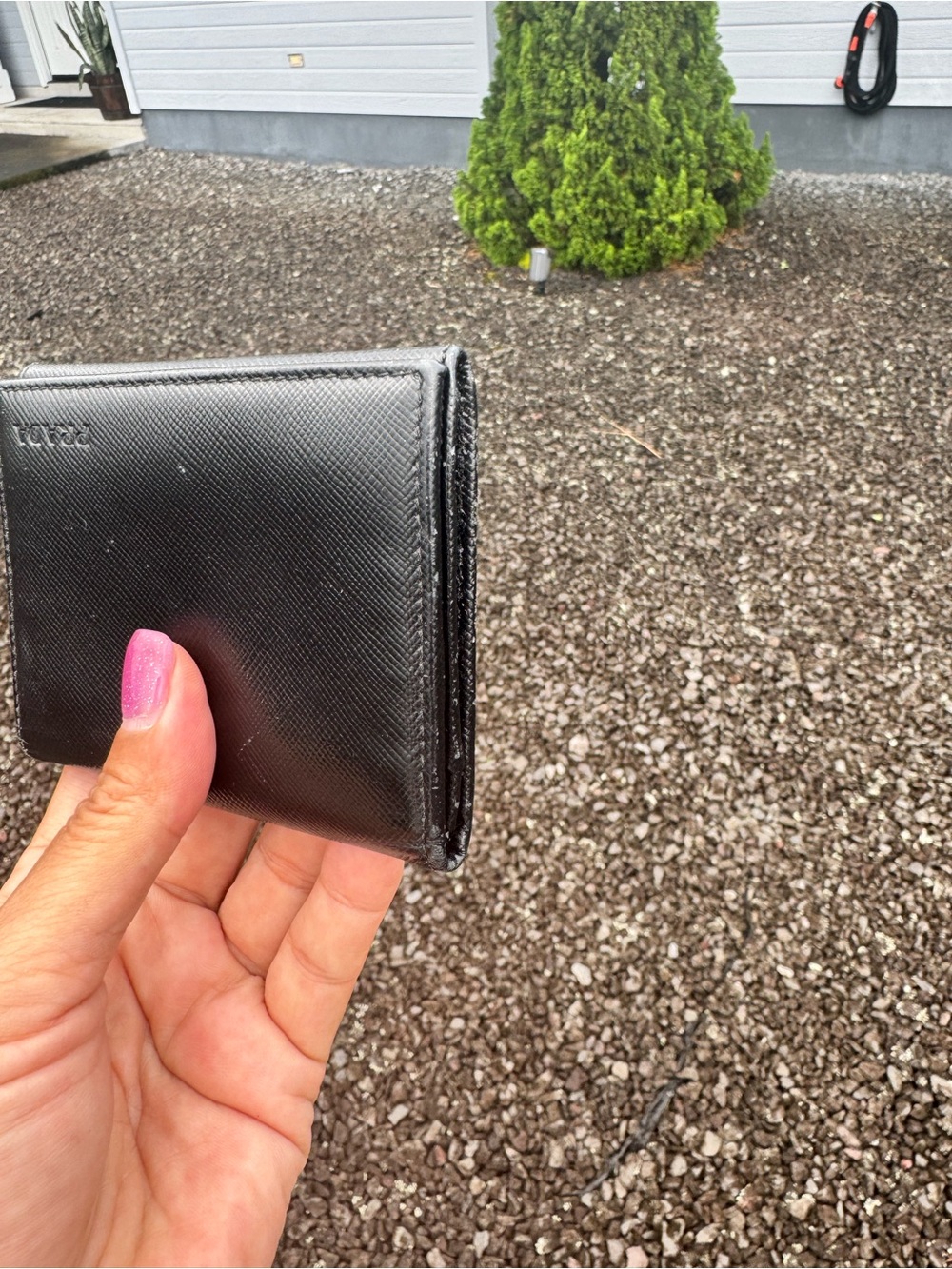 Prada Black Saffiano Leather Bi-Fold Wallet Made in Italy - Picture 11 of 12